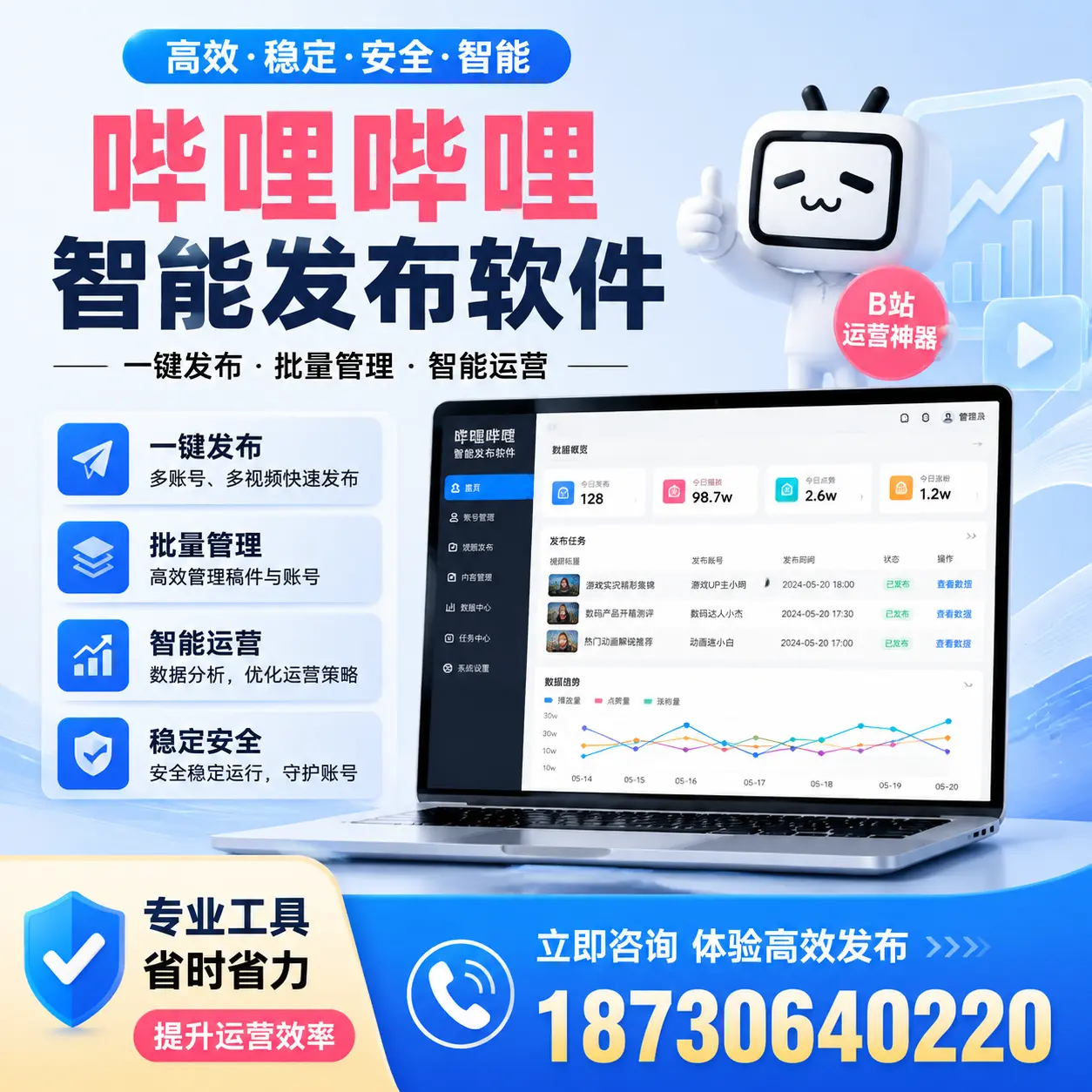 解密哔哩哔哩智能发布软件：功能与优势分析在 大同